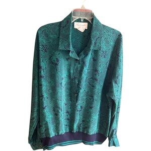 Schrader Vintage blouse Sz 18